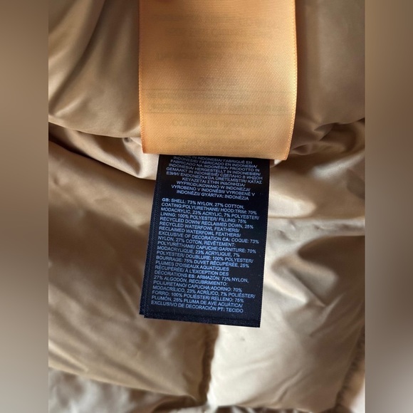 The North Face women’s arctic parka 550 dry vent in antelope tan sz 2XL - Picture 8 of 16